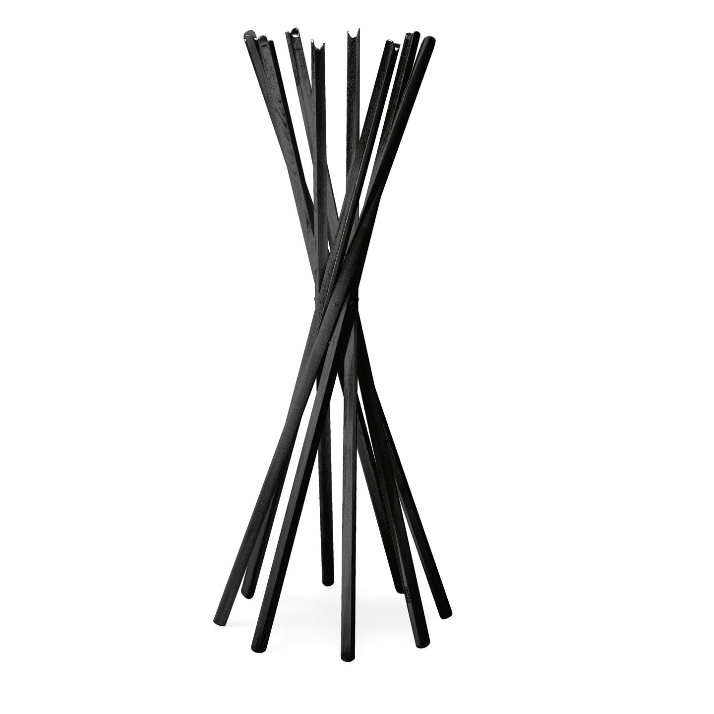 Sciangai Coat Stand | Black Varnished Ash