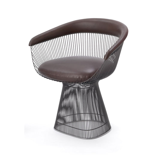 Platner Side Chair | Bordeaux Circa Upholstered Seat