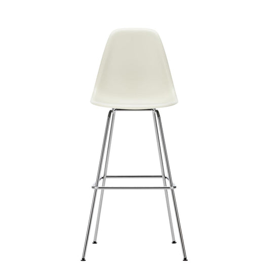 Eames Plastic Stool High | Polypropylene Seat Shell in Pebble Grey