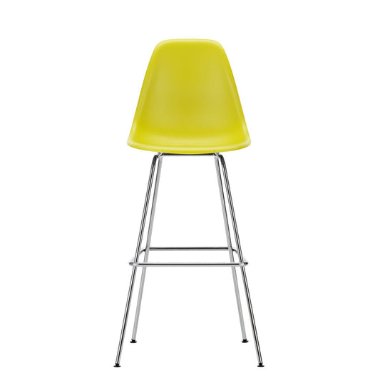 Eames Plastic Stool High | Polypropylene Seat Shell in Mustard