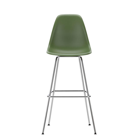 Eames Plastic Stool High | Polypropylene Seat Shell in Forest Green