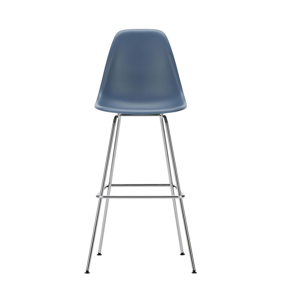 Eames Plastic Stool High | Polypropylene Seat Shell in Sea Blue