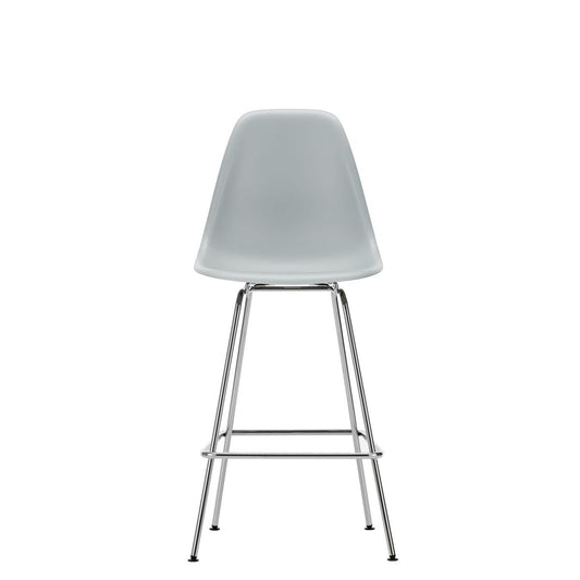 Eames Plastic Stool Medium | Polypropylene Seat Shell in Light Grey