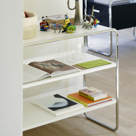 B 22a Shelving Unit | Ash Open Pore White Lacquer