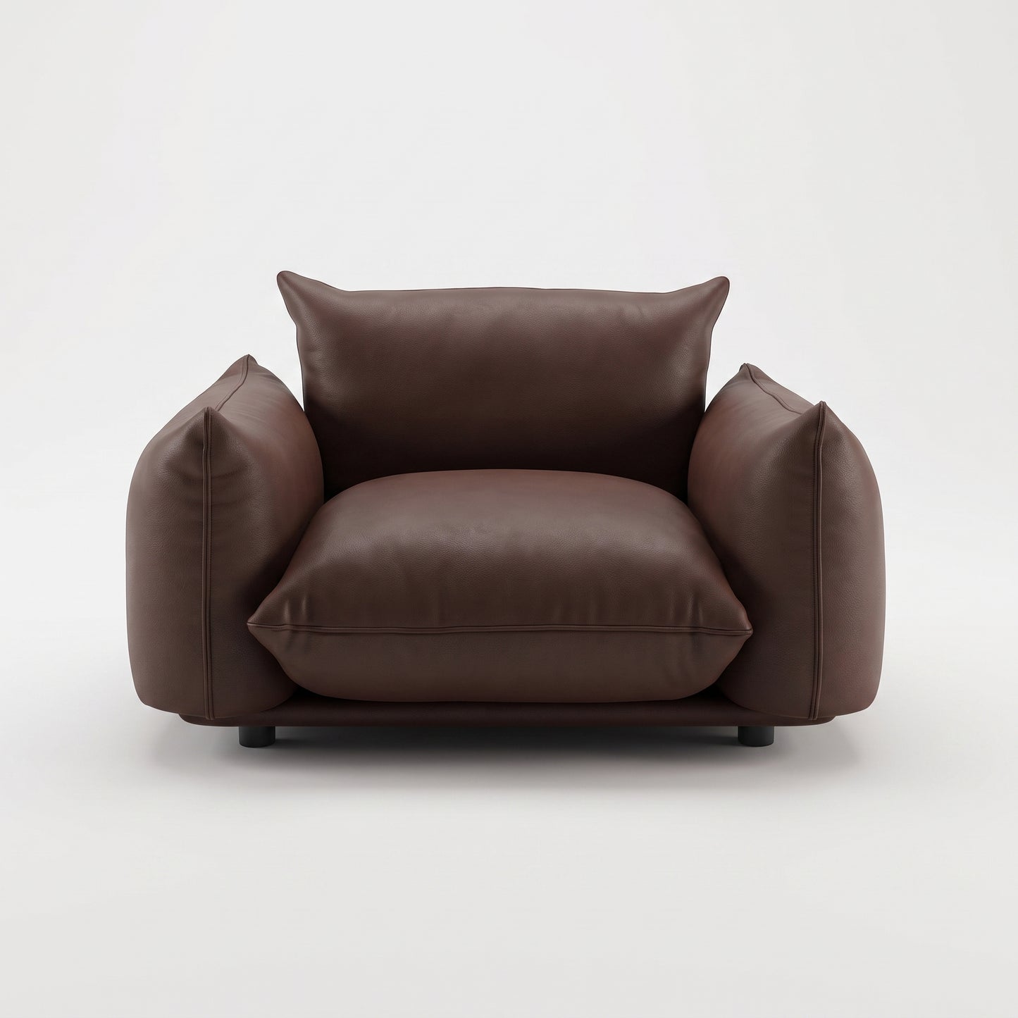 Marenco 2018 Sofa 1 Seat | Brown Rubino 3 Leather - Generated