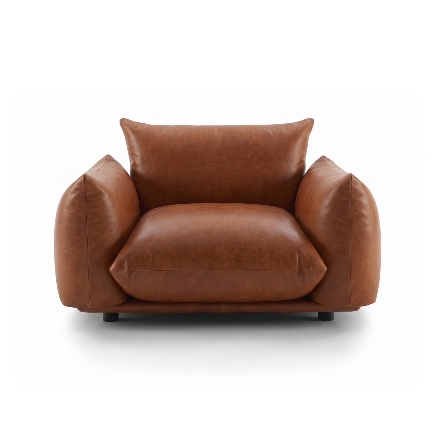 Marenco 2018 Sofa 1 Seat | Cognac Rubino 4 Leather