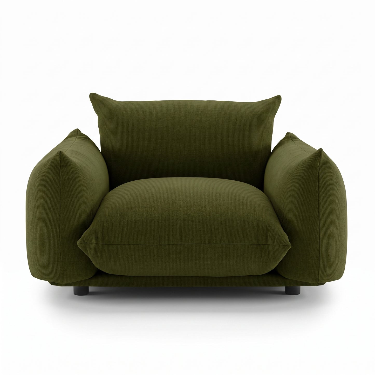 Marenco 2018 Sofa 1 Seat | Moss Green Mistral 1401 Velvet - Generated