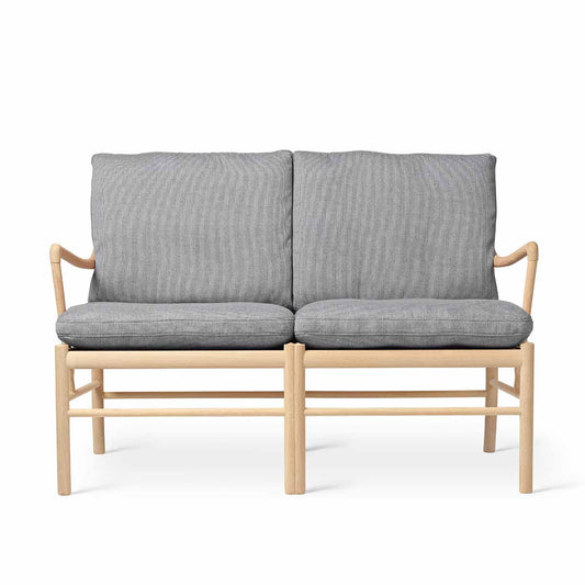 OW149-2 Colonial Sofa | Silver Grey 108 Re-Wool Fabric
