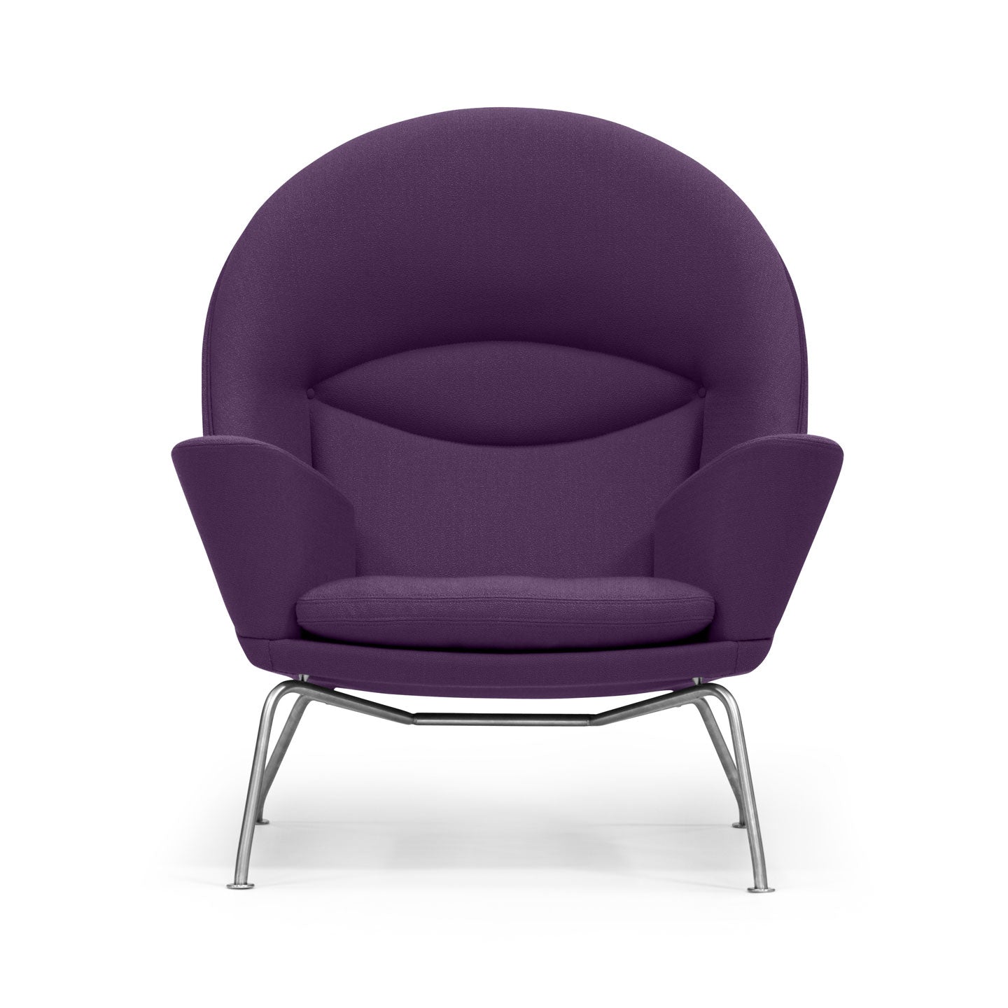 CH468 Chair | Burgundy 'Hallingdal 694' Wool Upholstery