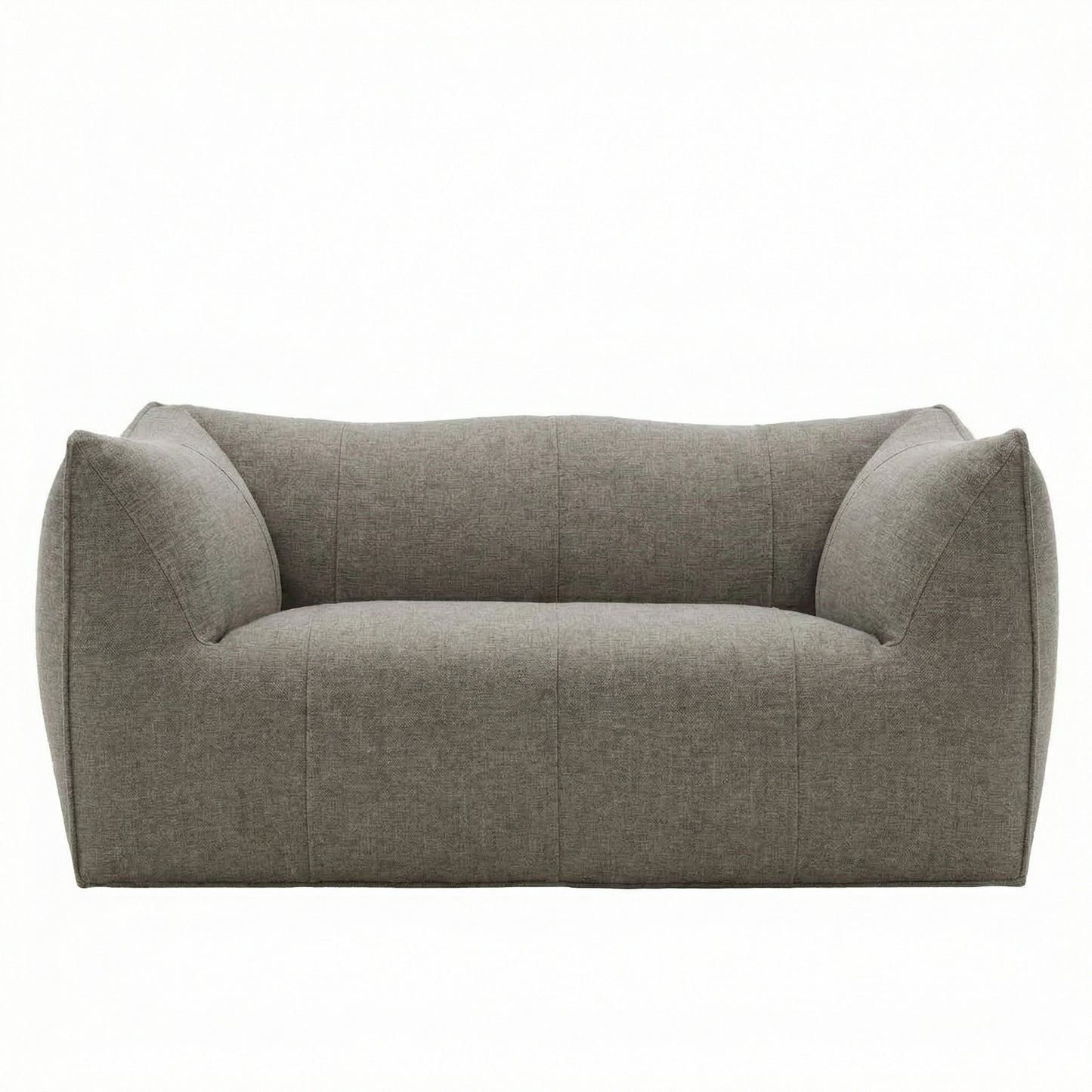 Le Bambole 2 Seat Sofa | Grey Bormio Fabric Upholstery - Generated