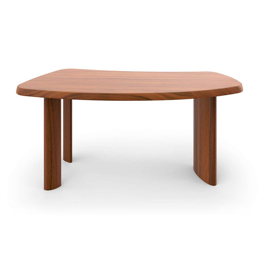 Petit Bureau en Forme Libre | American Walnut