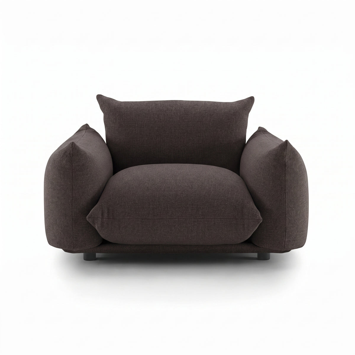 Marenco 2018 Sofa 1 Seat | Brown Mistral 07 Velvet - Generated