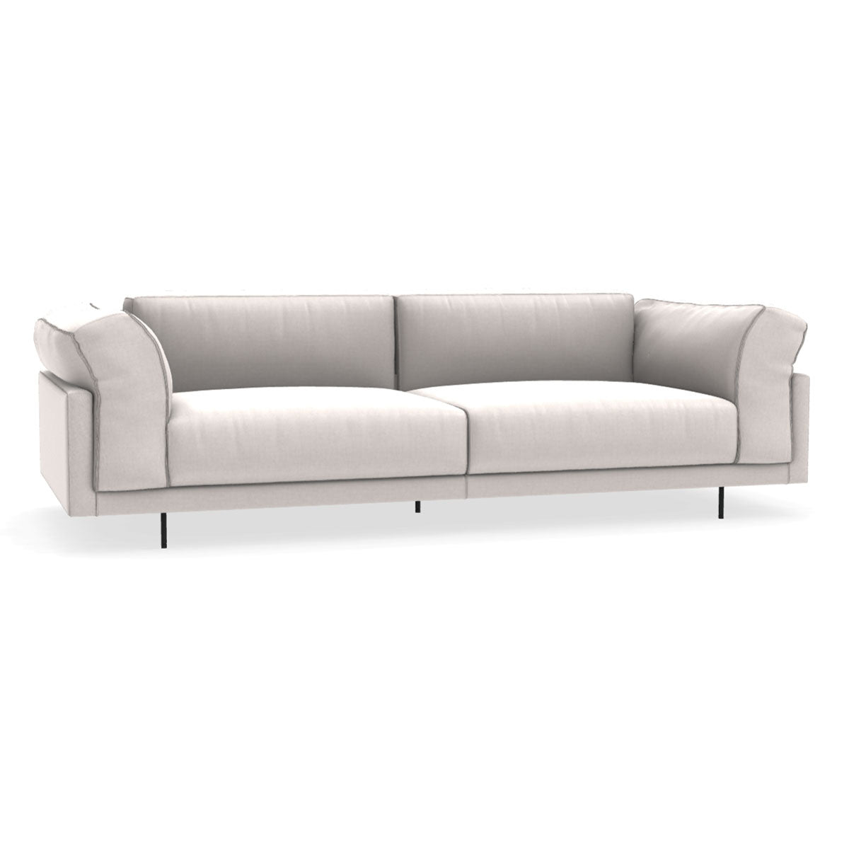 Echoo Sofa 222cm | White 01 Tosca Upholstery