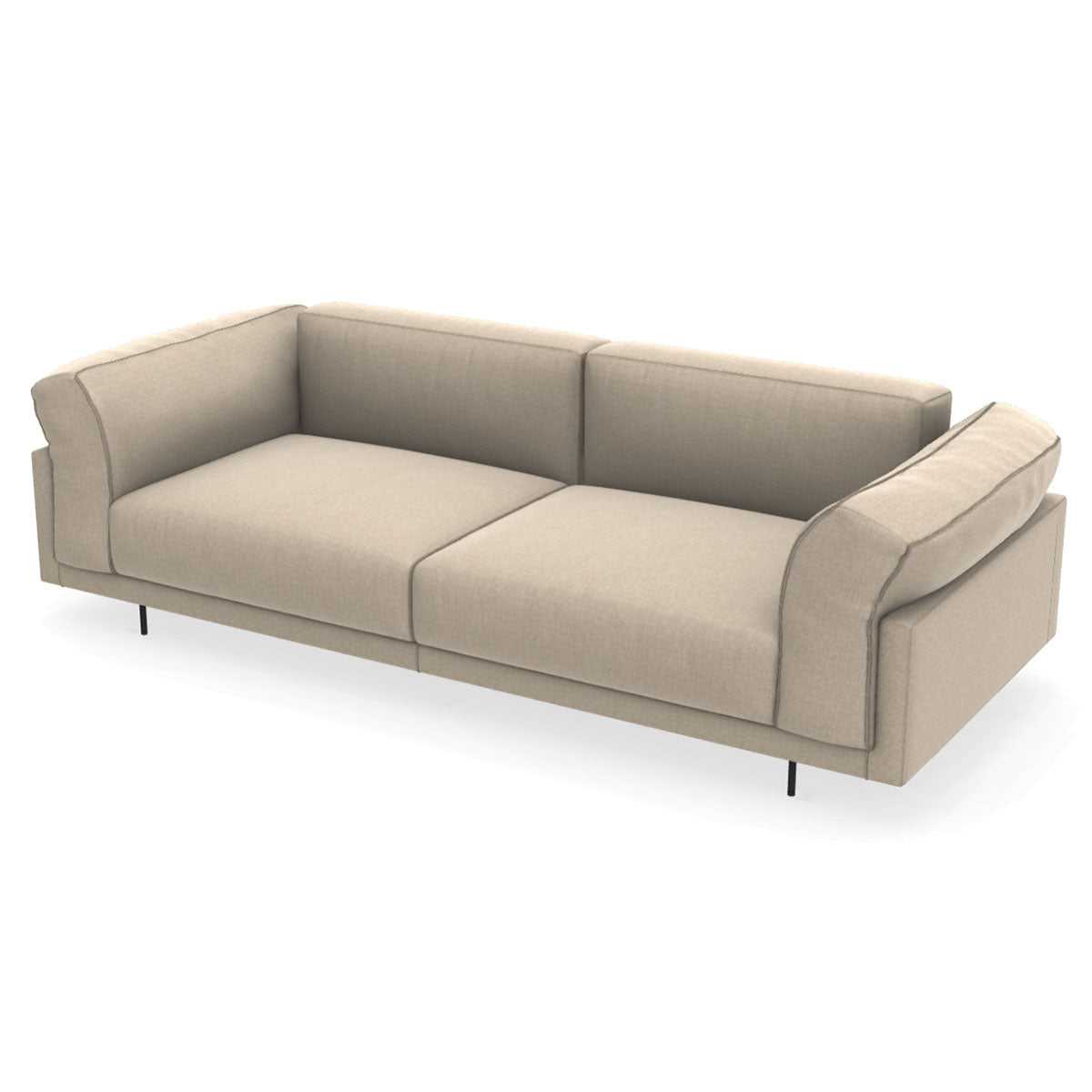 Echoo Sofa 222cm | Ice Grey 22 Tosca Upholstery