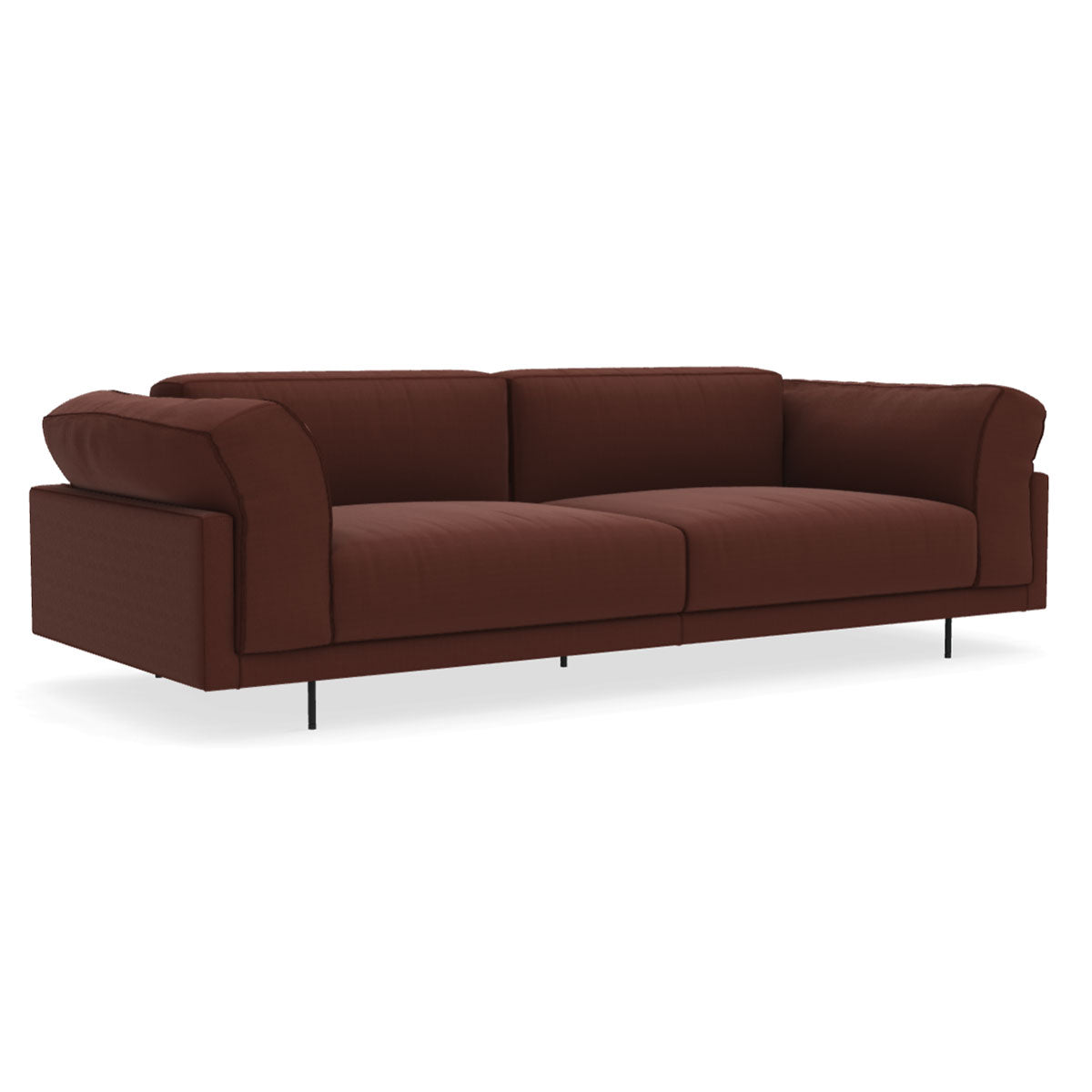 Echoo Sofa 222cm | Rust 29 Khali Upholstery
