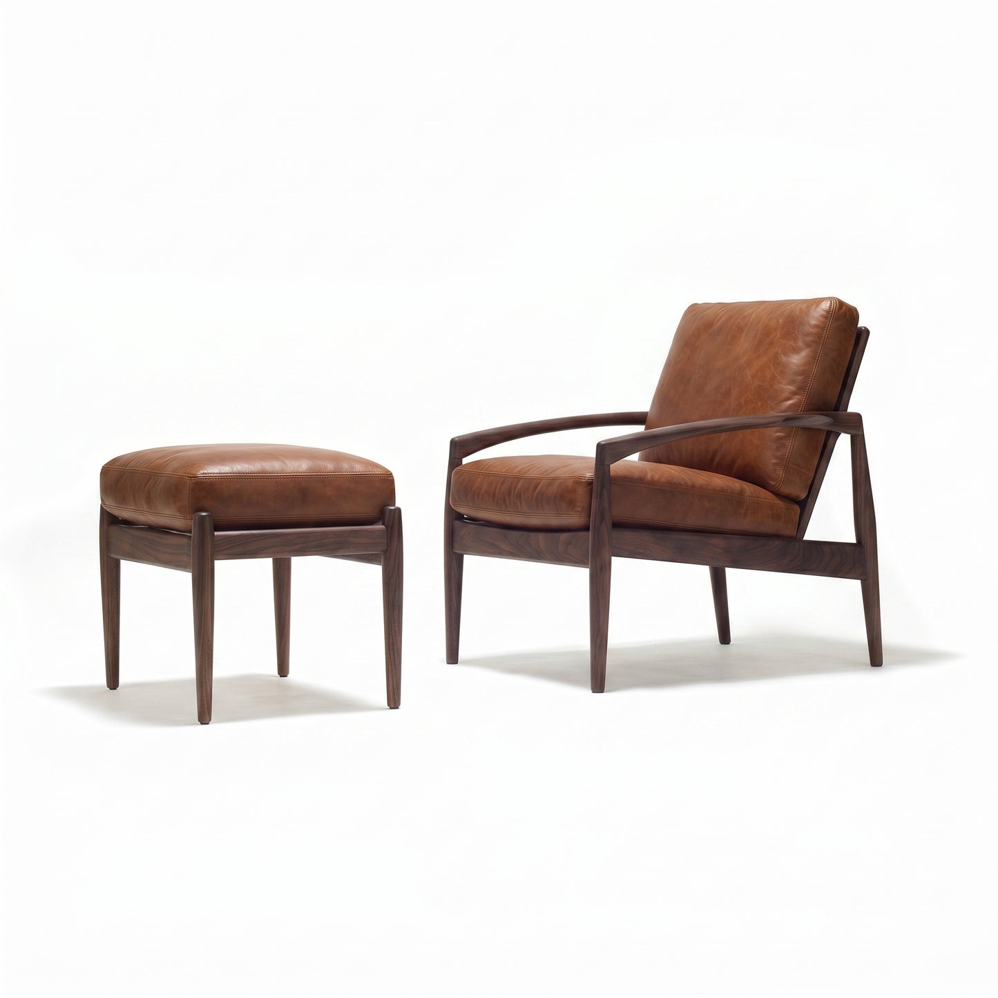 Paperknife Lounge Set | Cognac Waxed Leather L2YA-COG - Generated