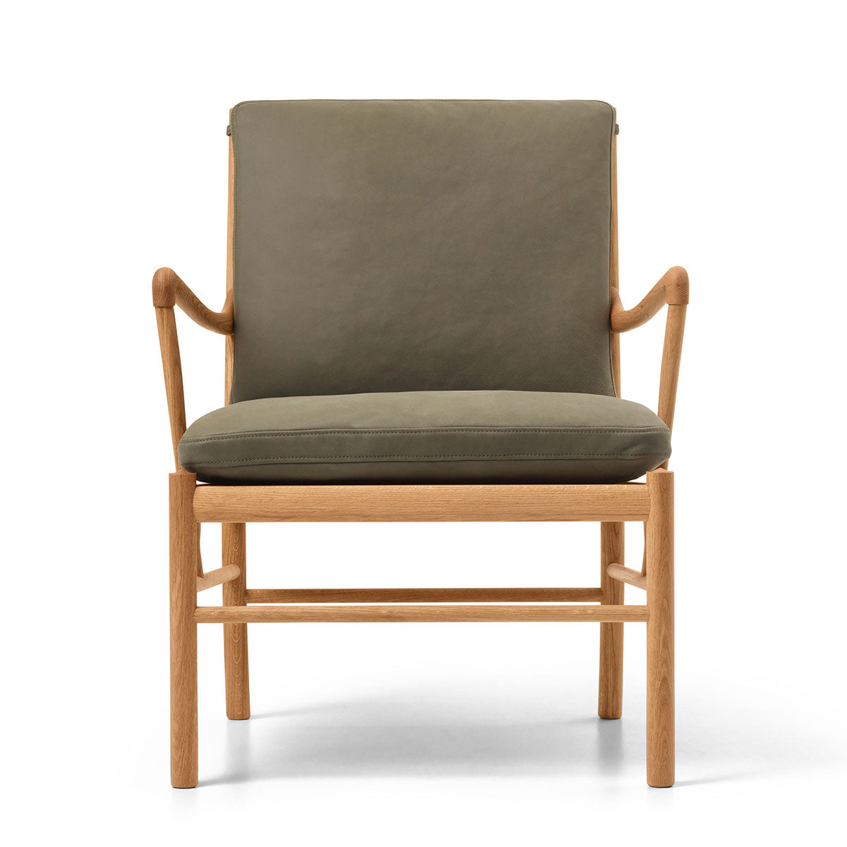 OW149 Colonial Chair | Silver Green 858 Re-Wool Fabric