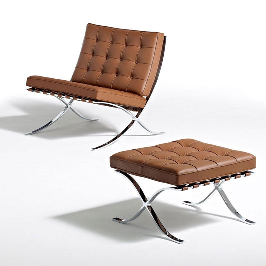 Barcelona Stool Relax | Cognac 06 Venezia Leather