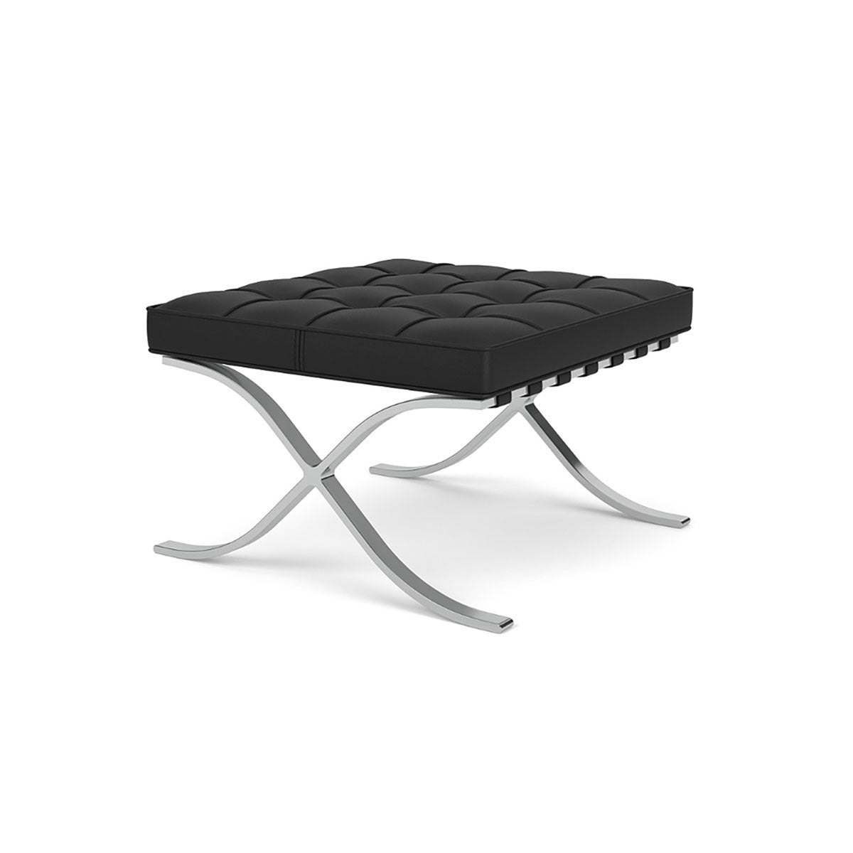 Barcelona Stool Relax | Black 01 Venezia Leather