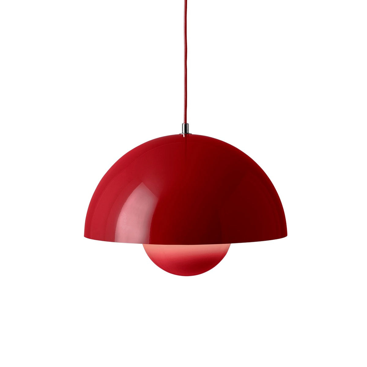 Flowerpot Pendant Light VP7 | Vermilion Red