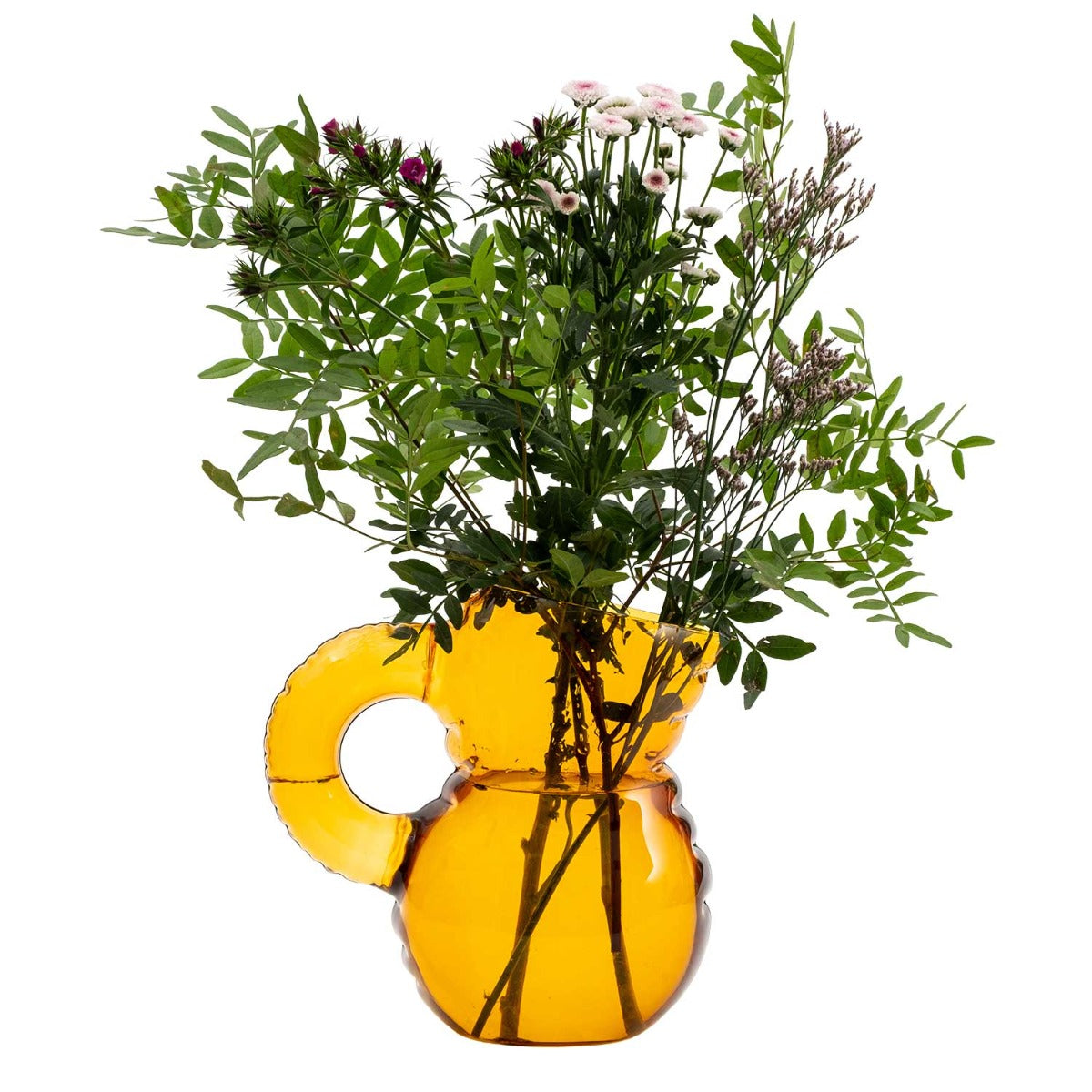 Emily Glass Jug | Amber