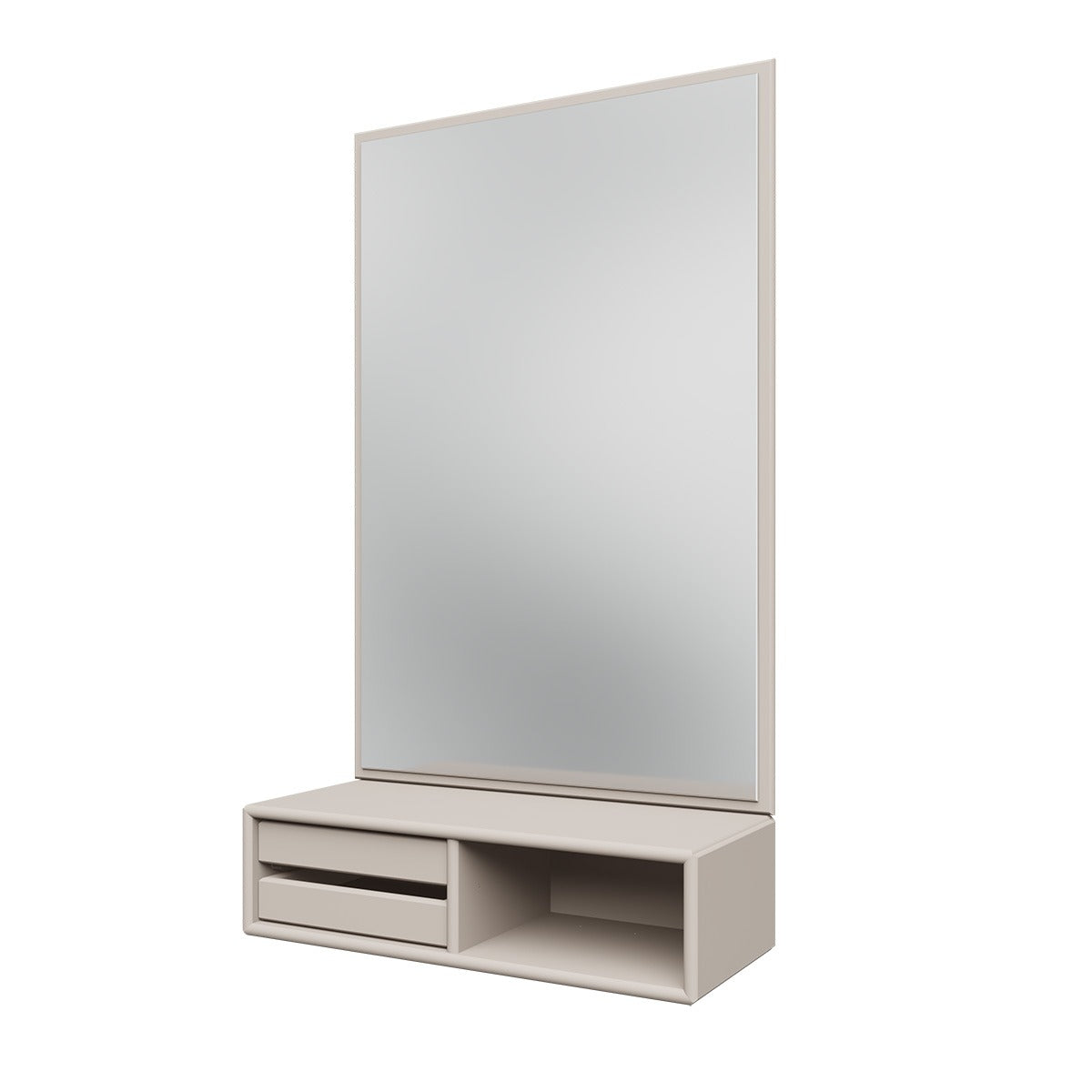 Glance Mirror and Shelf | Clay Lacquer