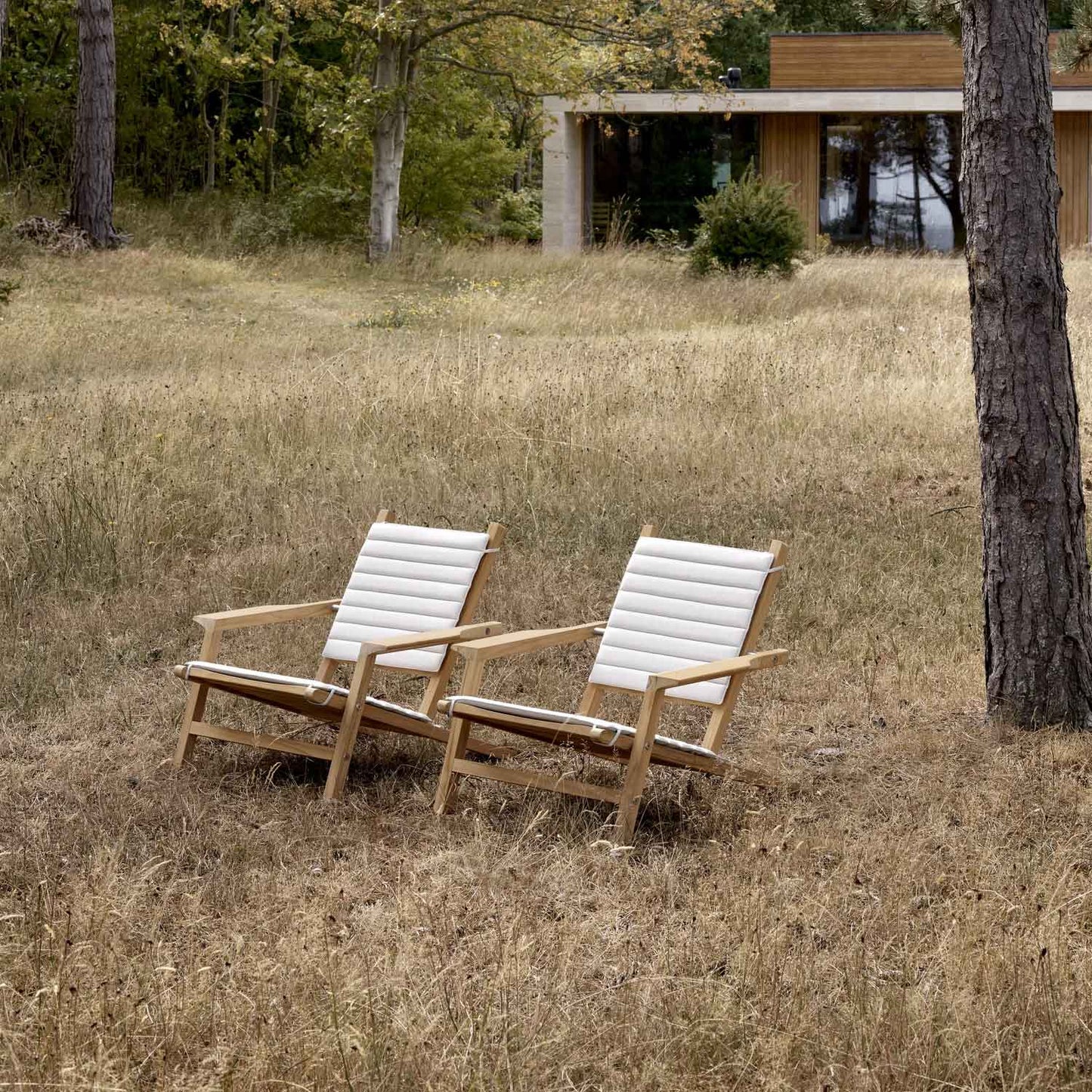 AH603 Outdoor Deck Chair | Untreated Teak