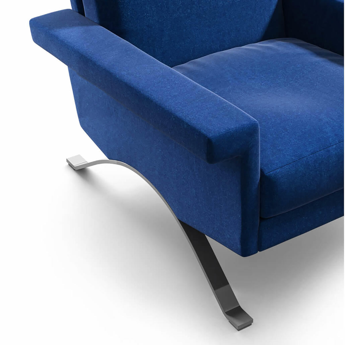875 Parisi Chair | Francoforte 13F097 Navy Blue