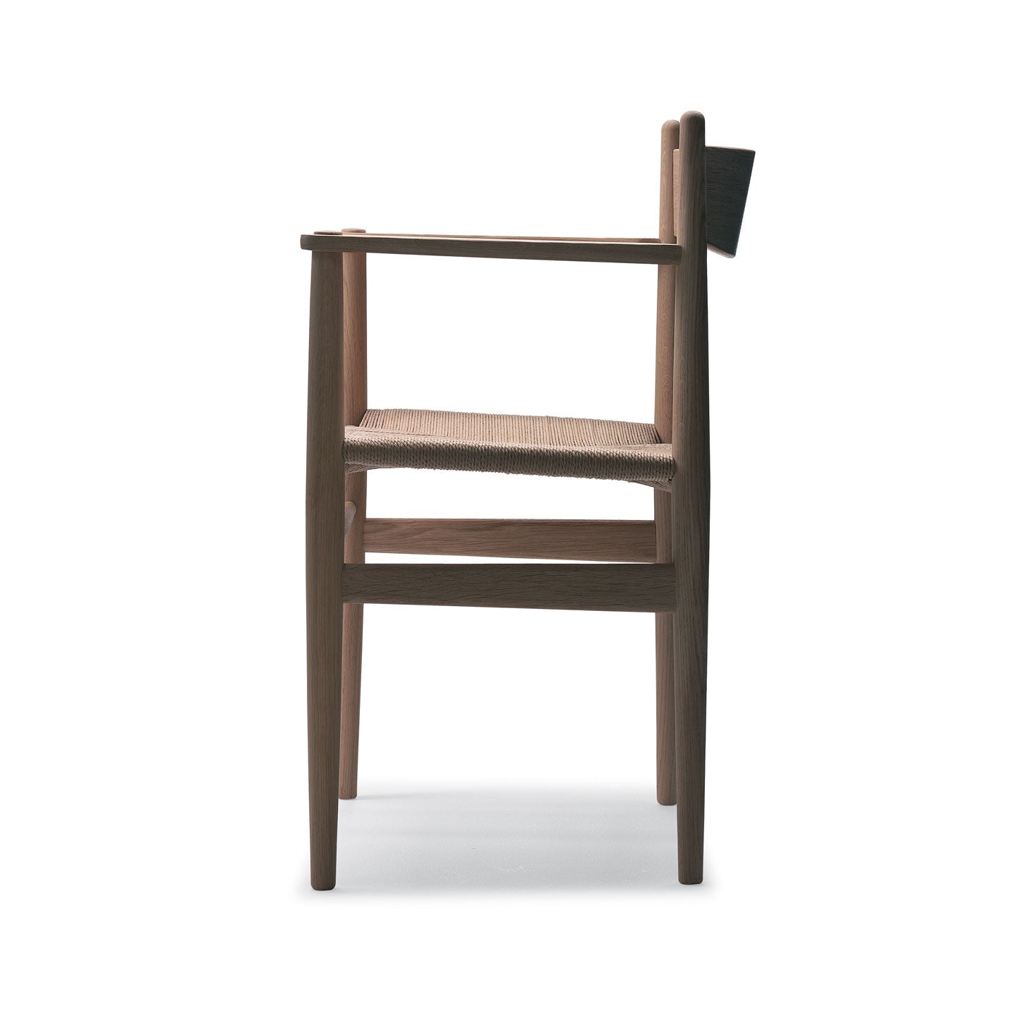CH37 Chair with Arms | Oak Frame Natural Oiled Finish
