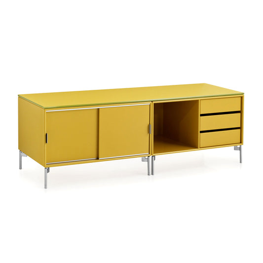 Montana Low Unit with Legs | Cumin Lacquer