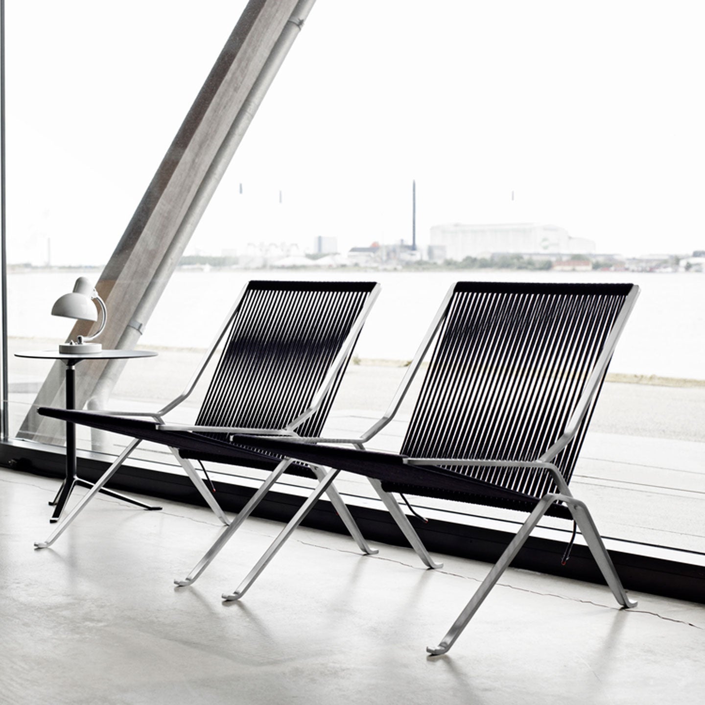 PK25 Chair | Flag Halyard Black