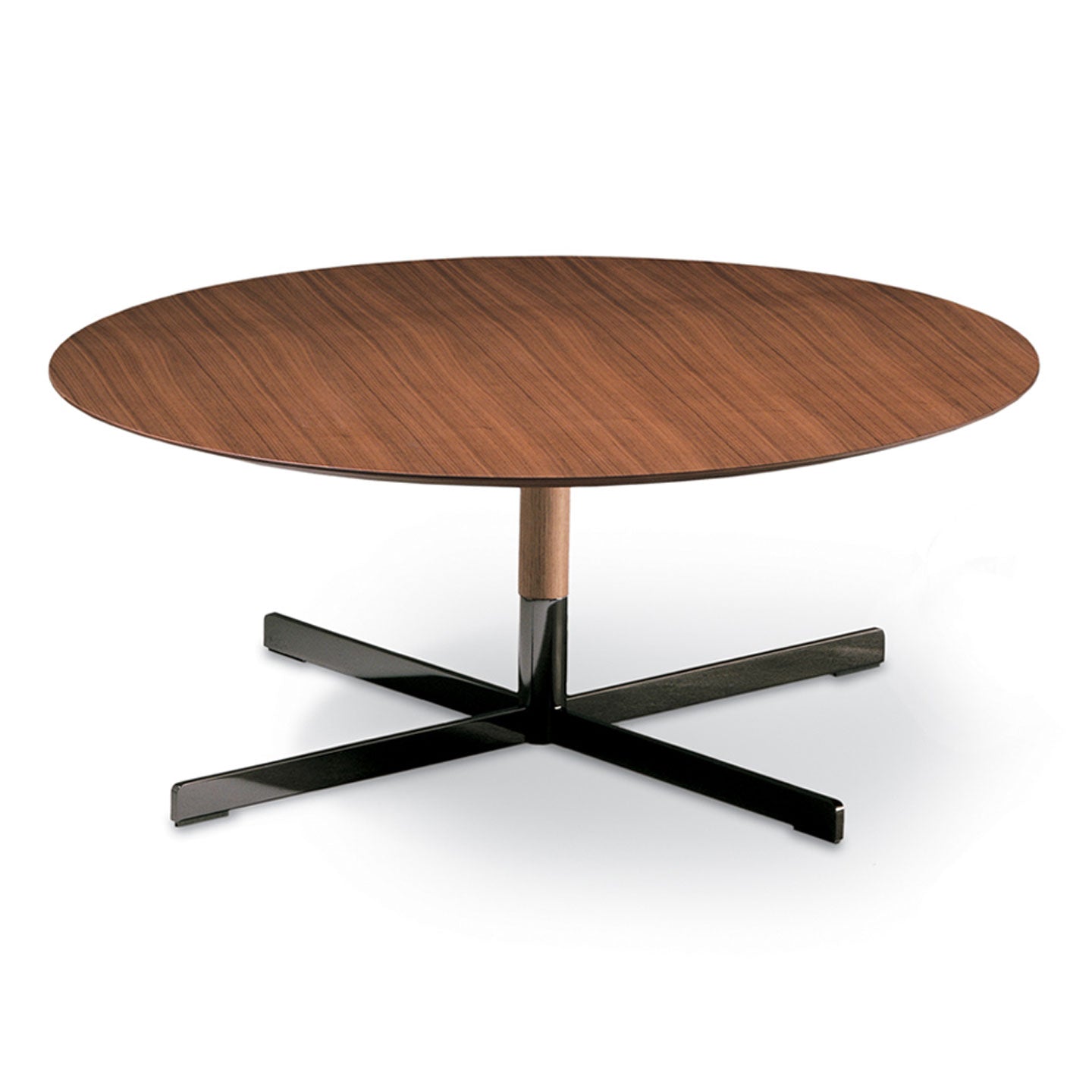 Bob Coffee Table 80cm | Canaletto Walnut Veneer Top