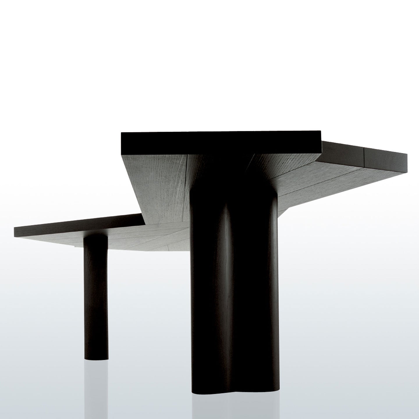 Ventaglio Table | Oak Stained Black