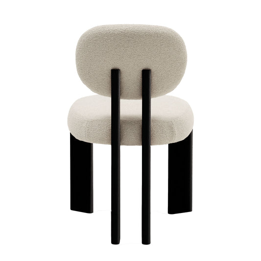 Antea Dining Chair | Cream Gale Upholstery