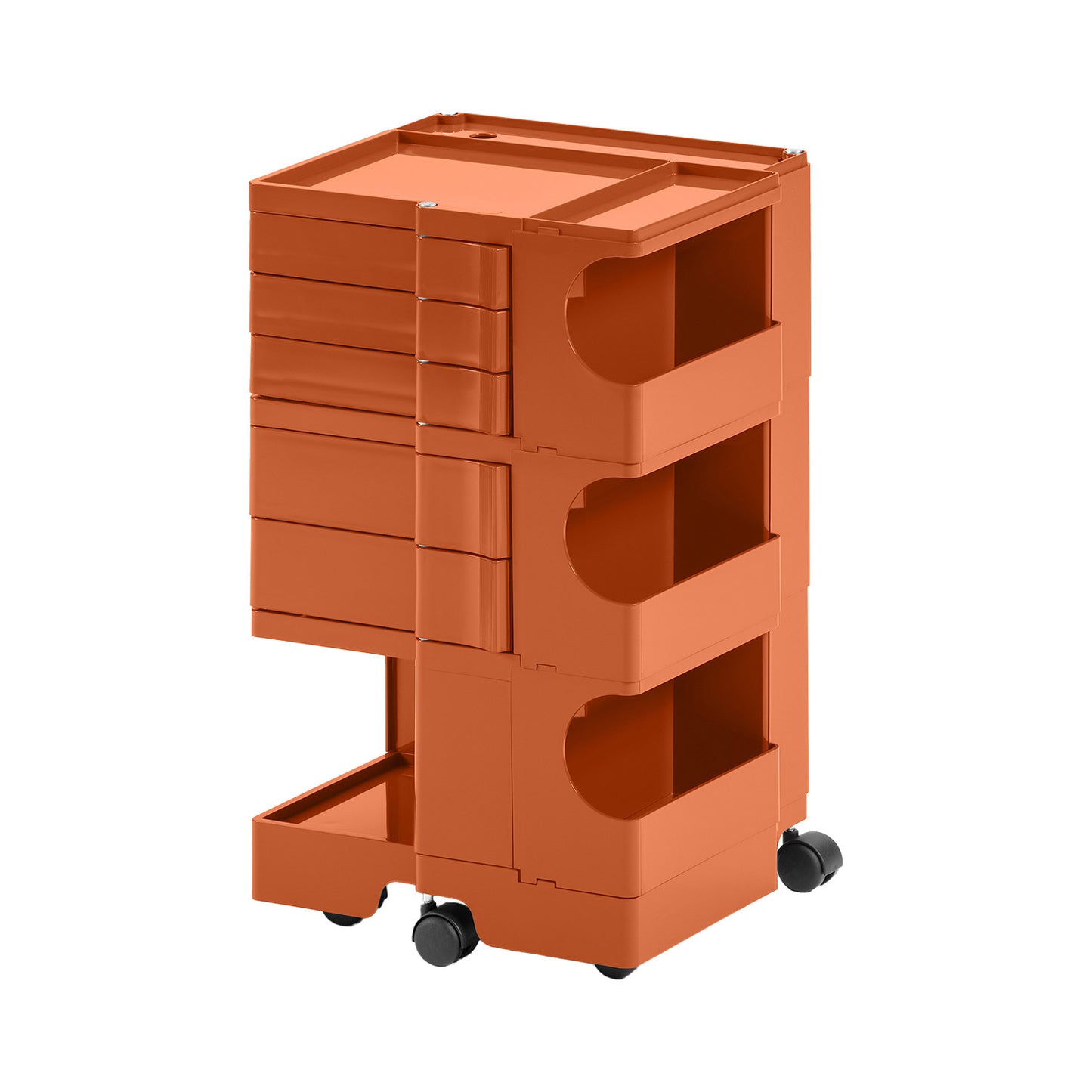 Boby 3/5 Trolley | Paprika