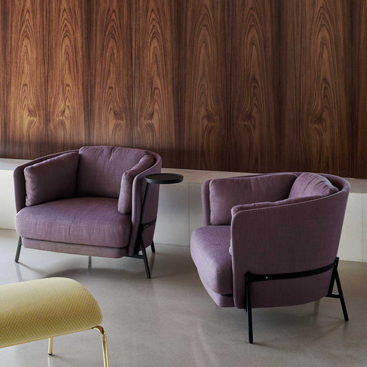 Cradle Love Cushion Armchair | Dusty Mauve Upholstery