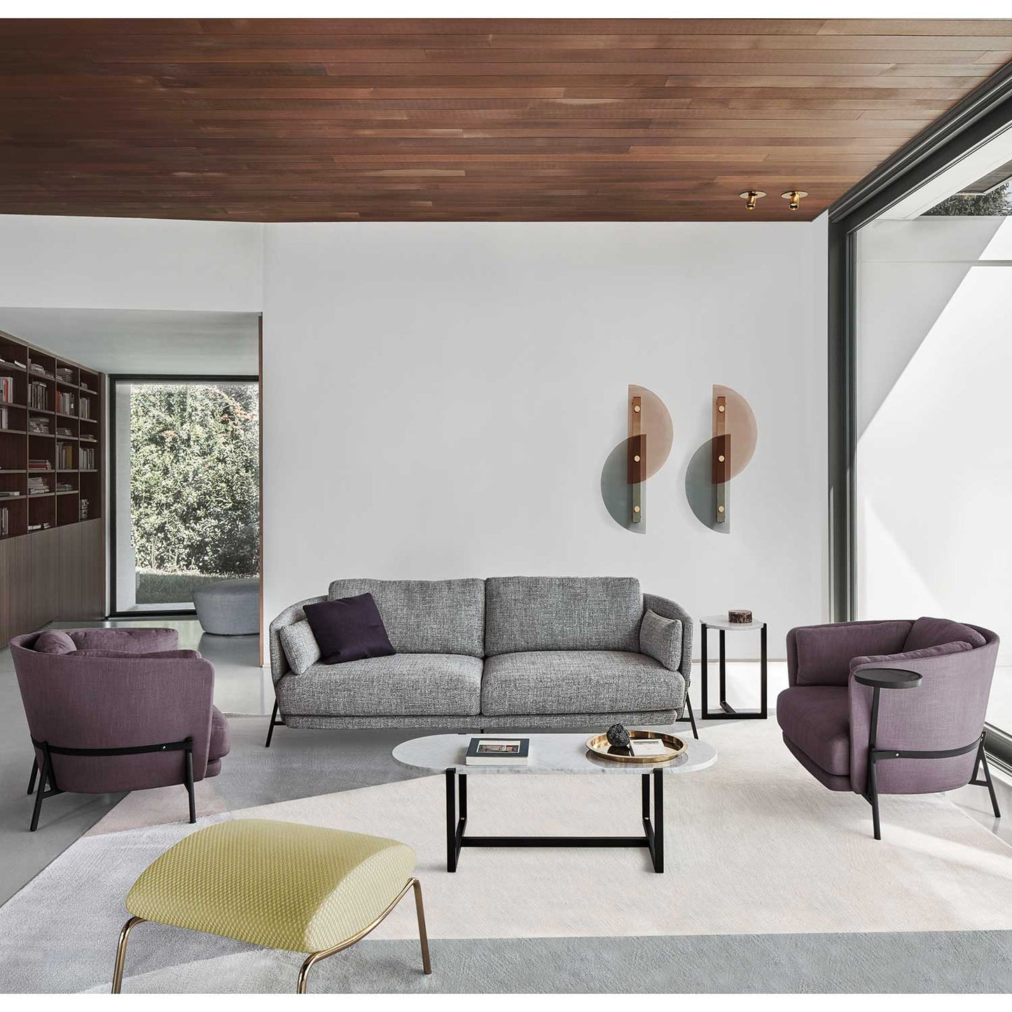 Cradle Love Cushion Armchair | Dusty Mauve Upholstery