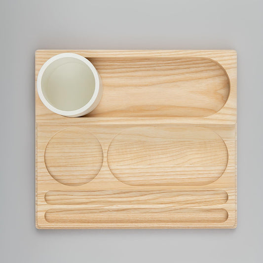 Fill Organiser Tray with Cup | White Container