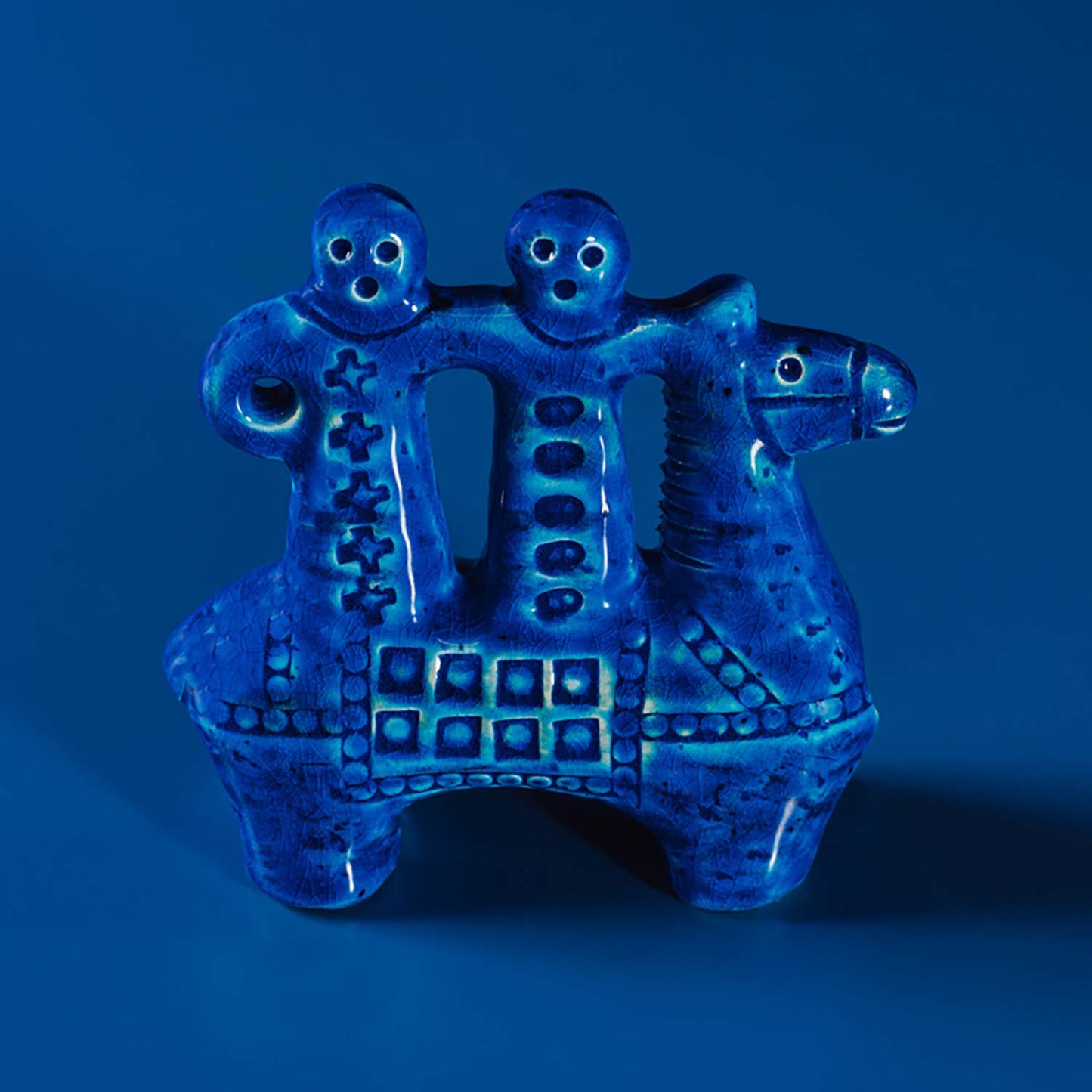 Horse Rider Figure | Blue