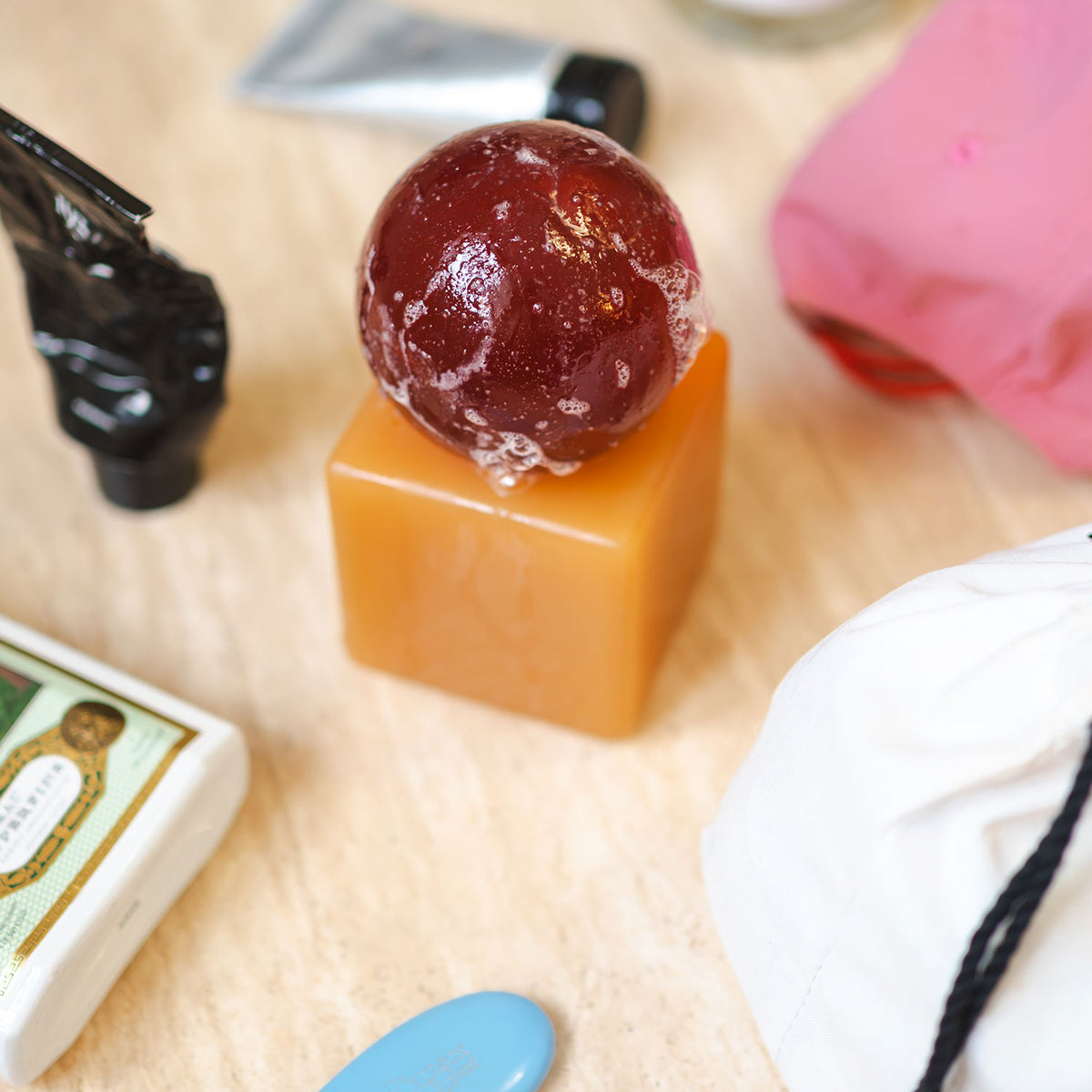 OBA Soap and Holder | Brown and Cedarwood
