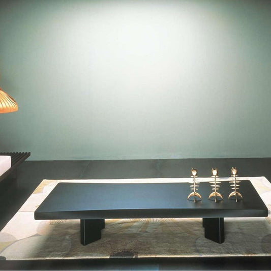 Plana Low Table | Matt Black Lacquer