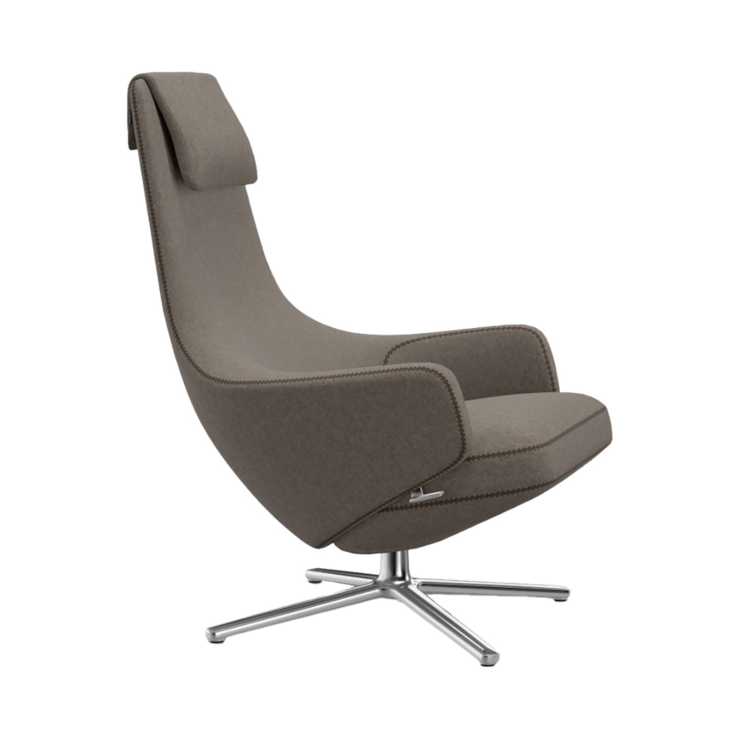 Repos Lounge Chair | Cosy 02 Fossil Wool Upholstery
