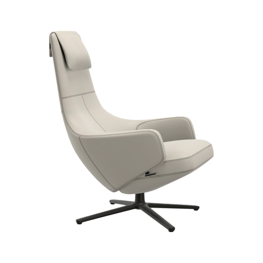 Repos Lounge Chair | Premium Leather Snow 72