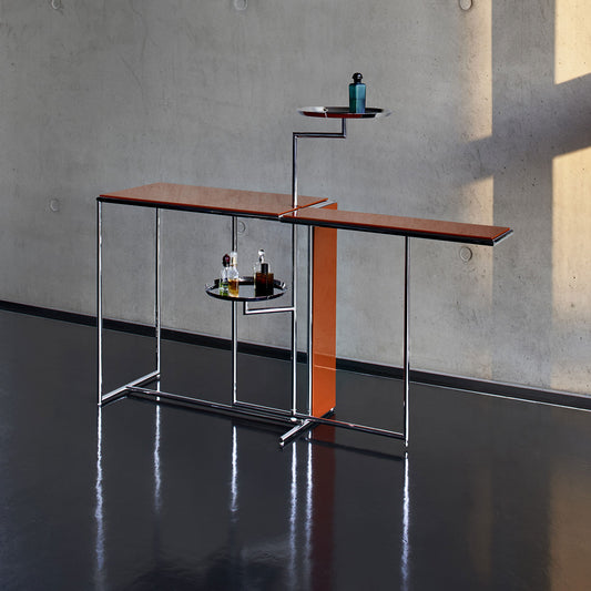 Eileen Gray Rivoli Table | Chinese Red Lacquer