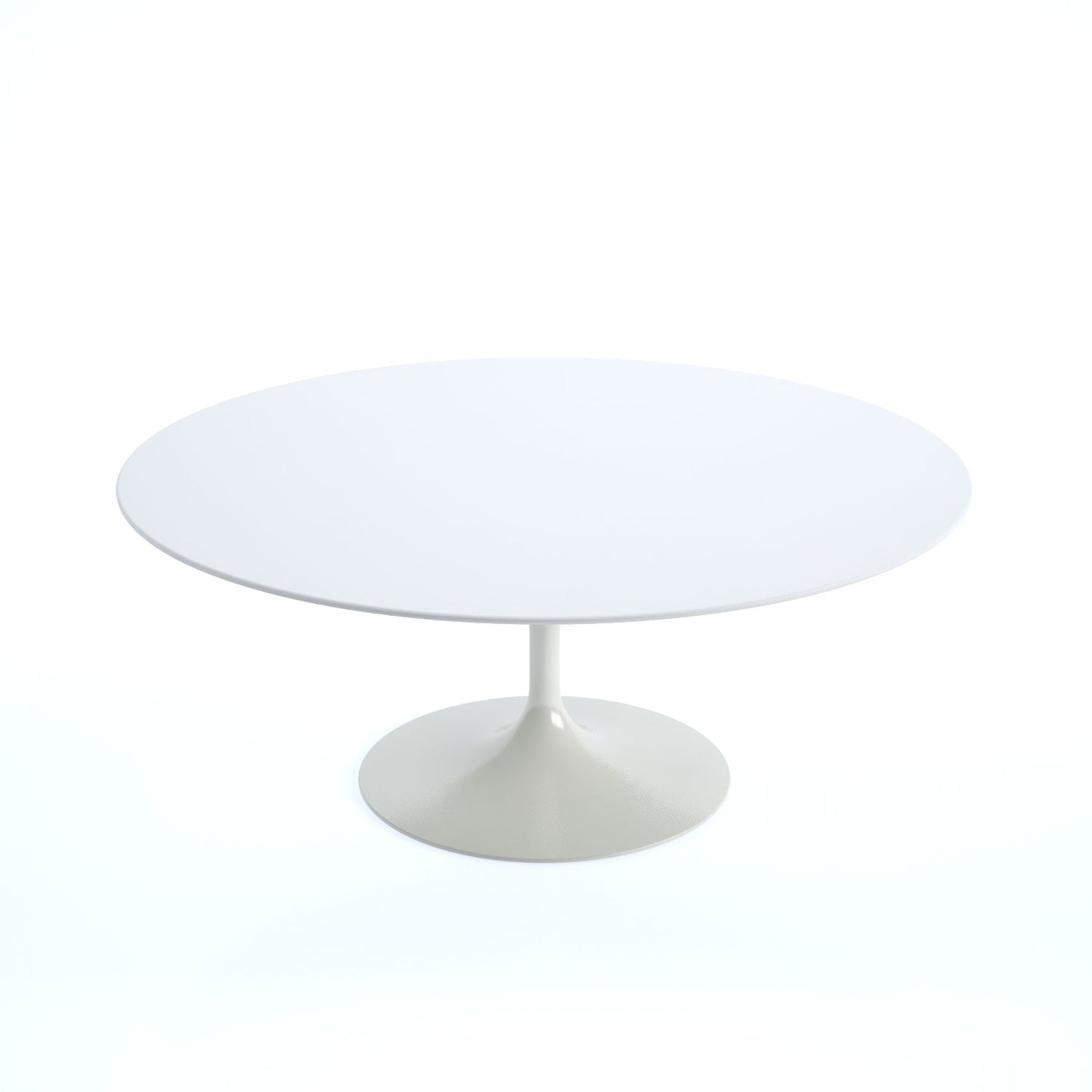 Saarinen Coffee Table 91cm | White Laminate Top