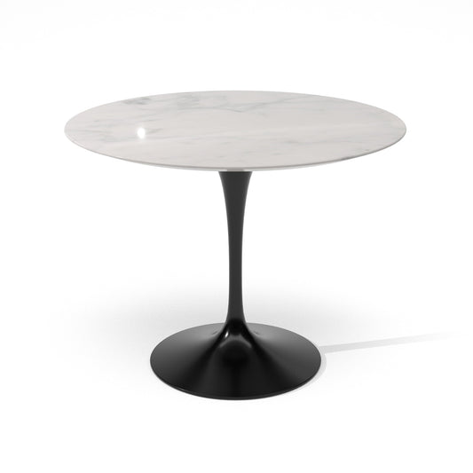 Saarinen Round Dining Table | Grey Statuarietto Marble Top