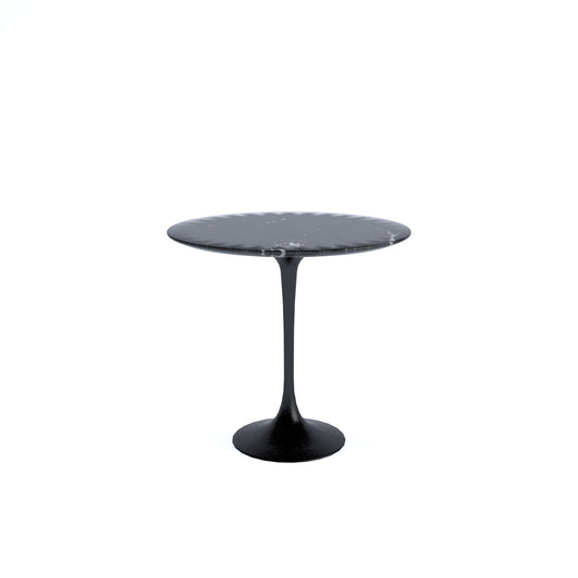 Saarinen Side Table | Black Nero Marquina Marble Top