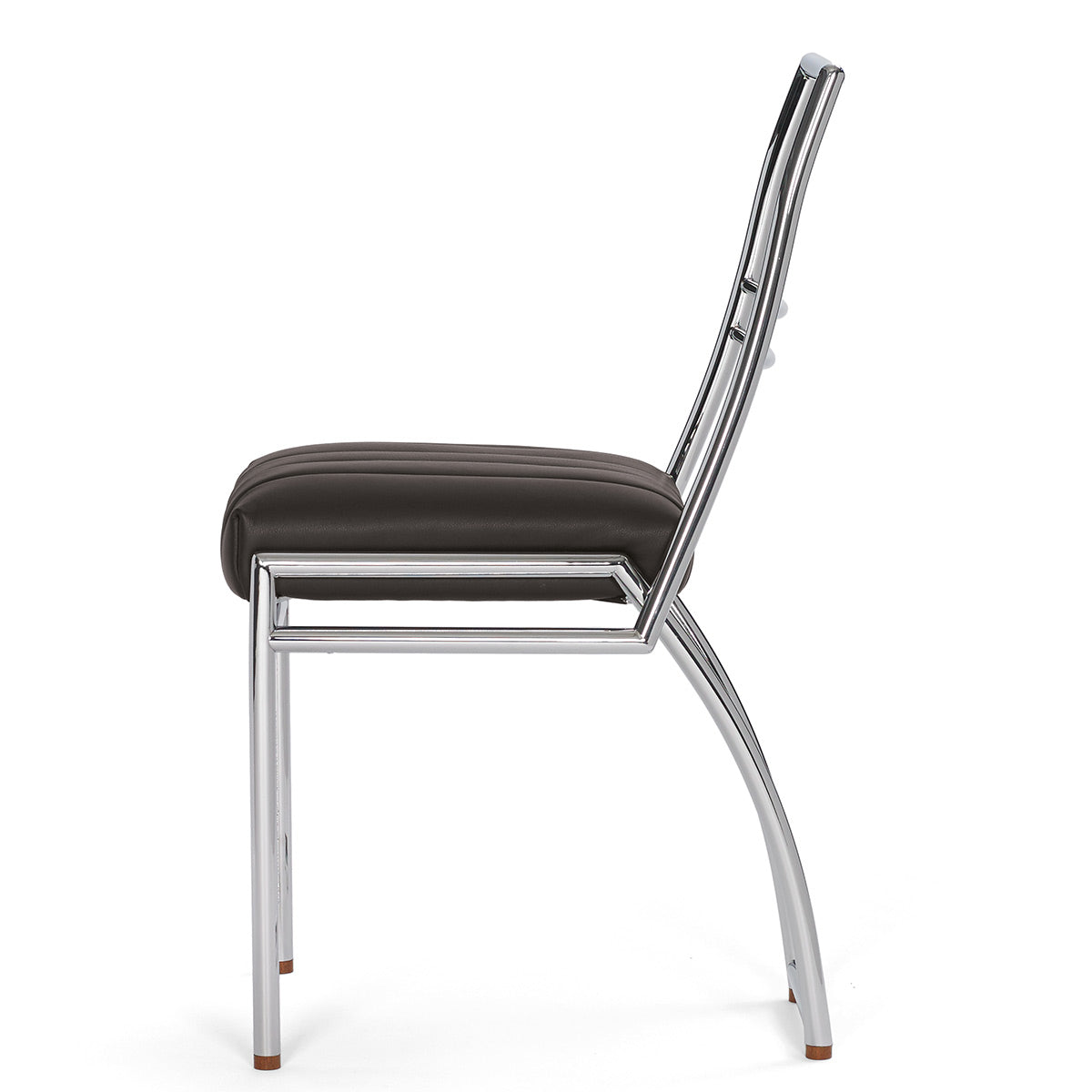 Eileen Gray Aixia Chair | Chocolate Leather Seat