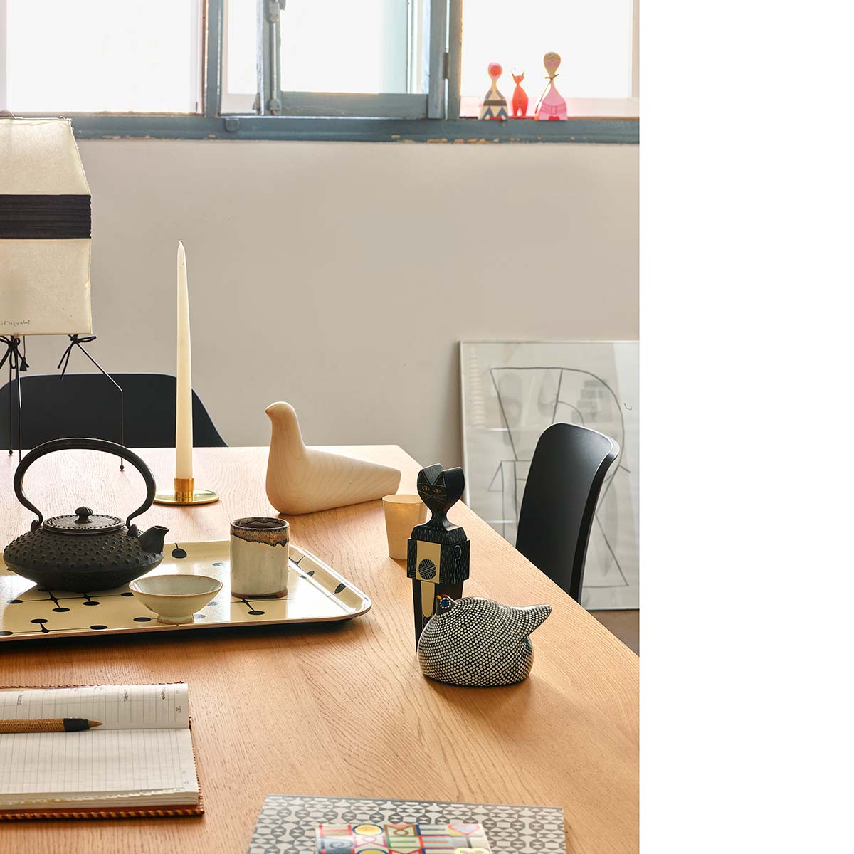 Akari Lamp UF1-H | Shoji Paper Shade