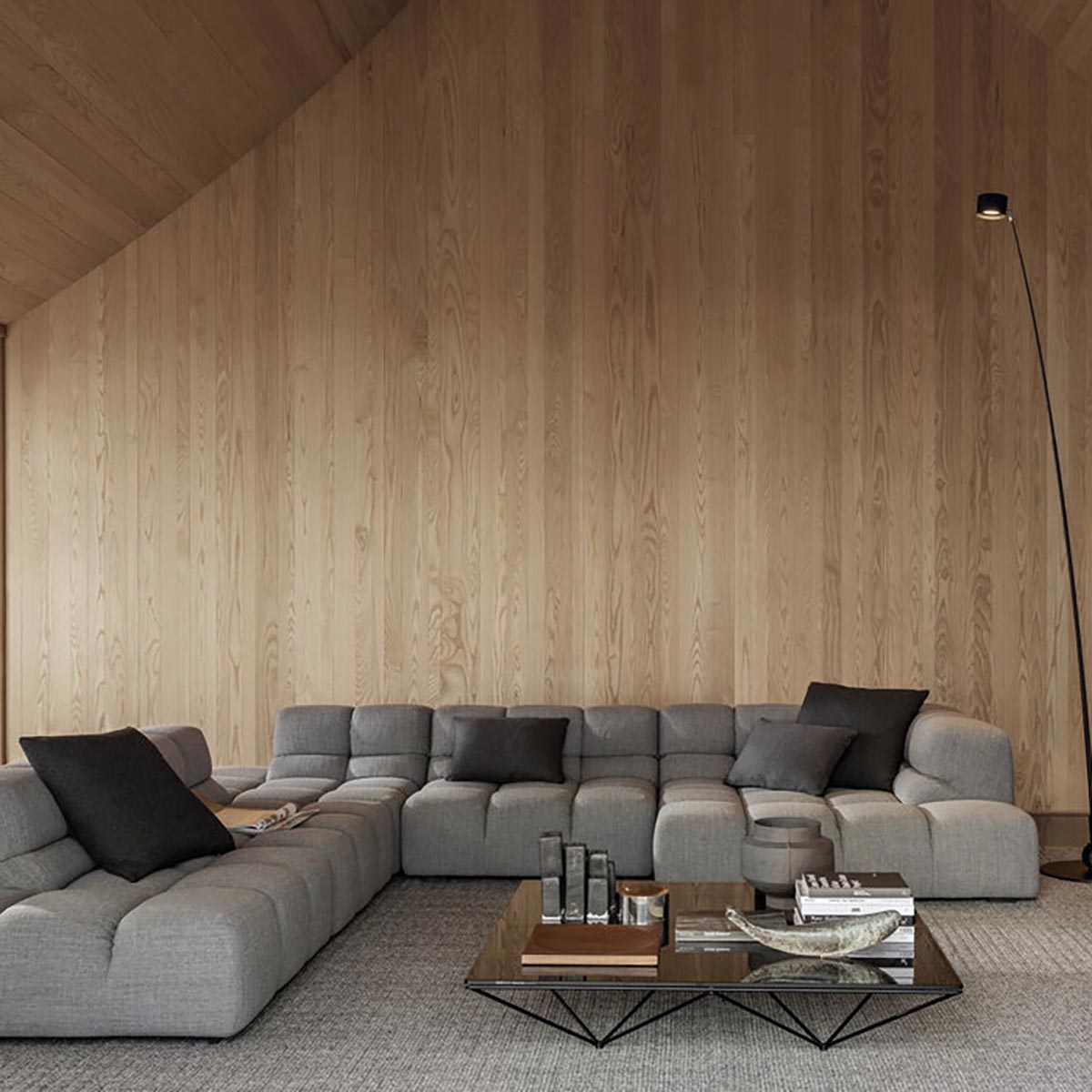 Alanda '18 Coffee Table | Smoked Glass Top